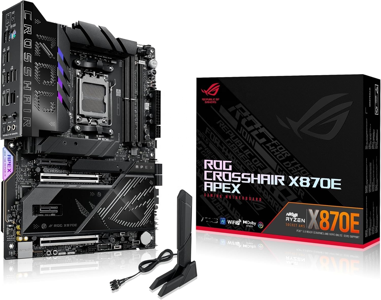 X870E Atx Motherboard - Placa-mãe Rog Crosshair X870e Apex X870e