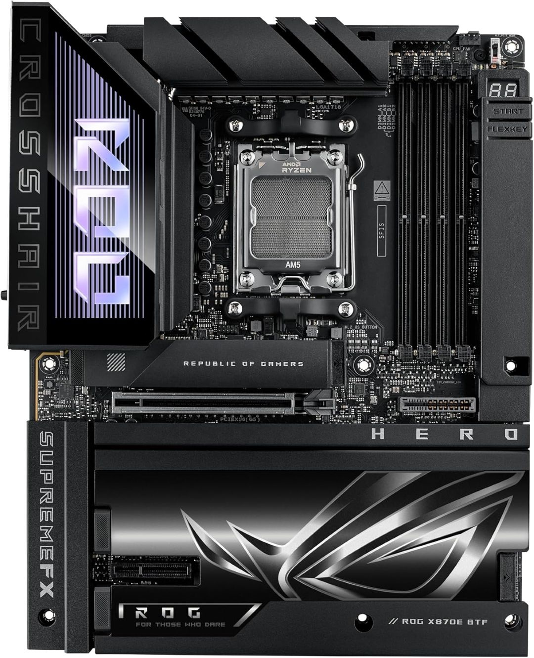 2025 nova placa-mãe rog crossh - X870E Atx Motherboard avaliação e preço