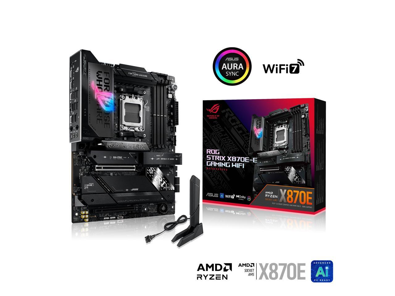 Placa-mãe ASUS ROG STRIX X870E - X870E Atx Motherboard avaliação e preço